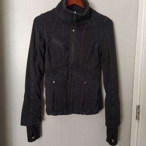 Lululemon Black Quilted Reversible Jacket